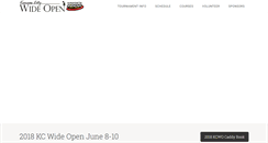 Desktop Screenshot of kcwideopen.com