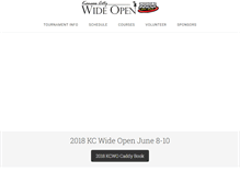 Tablet Screenshot of kcwideopen.com